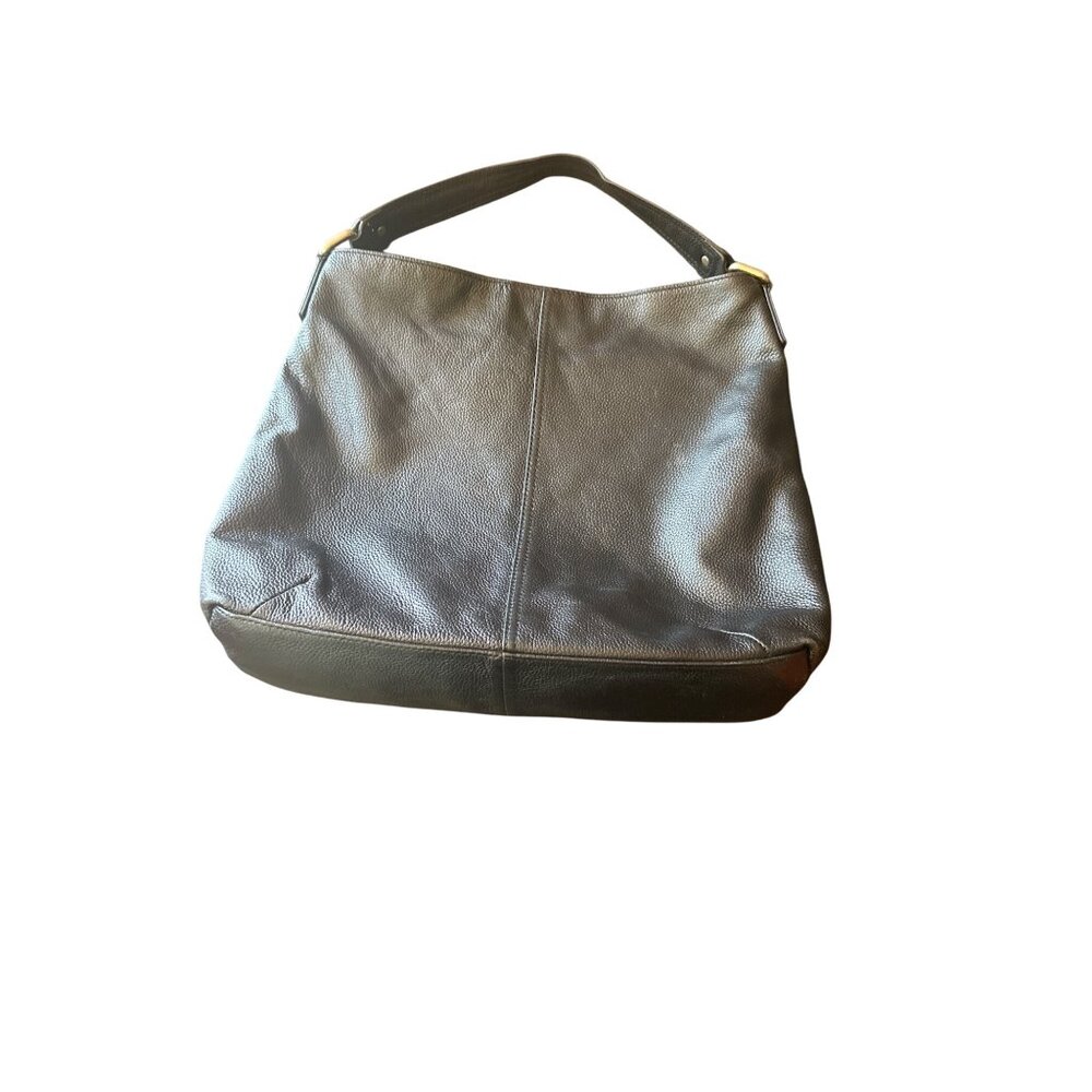 Kooba Black Leather Hobo Shoulder Bag Minimalist Biker Old‎ Money
